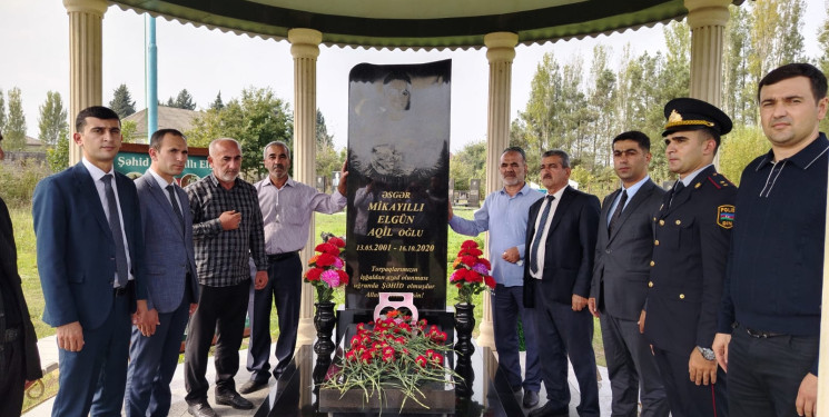 Rayonun Xıl kəndində şəhid Elgün Mikayıllının şəhadətinin 6-cı ildönümü anıldı