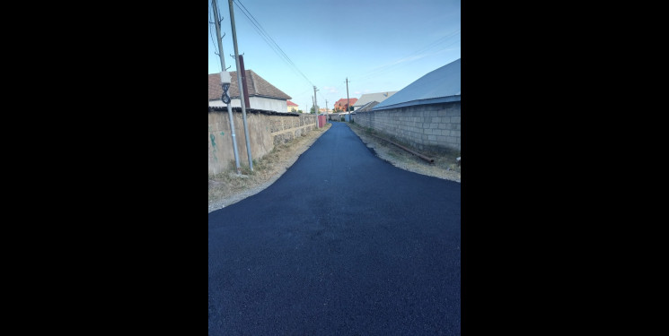 Banbaşı kəndində yol infrastrukturu yaxşılaşdırılıb